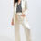 Thumbnail: Satin Blazer in Cream