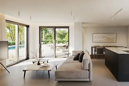 Bungalow 112 maison ossature bois suisse salon.webp