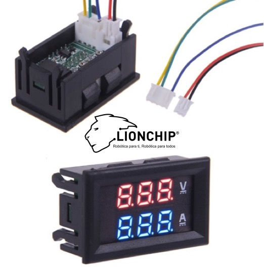 Miniatura: Voltimetro y Amperimetro Digital 0-100v 10A