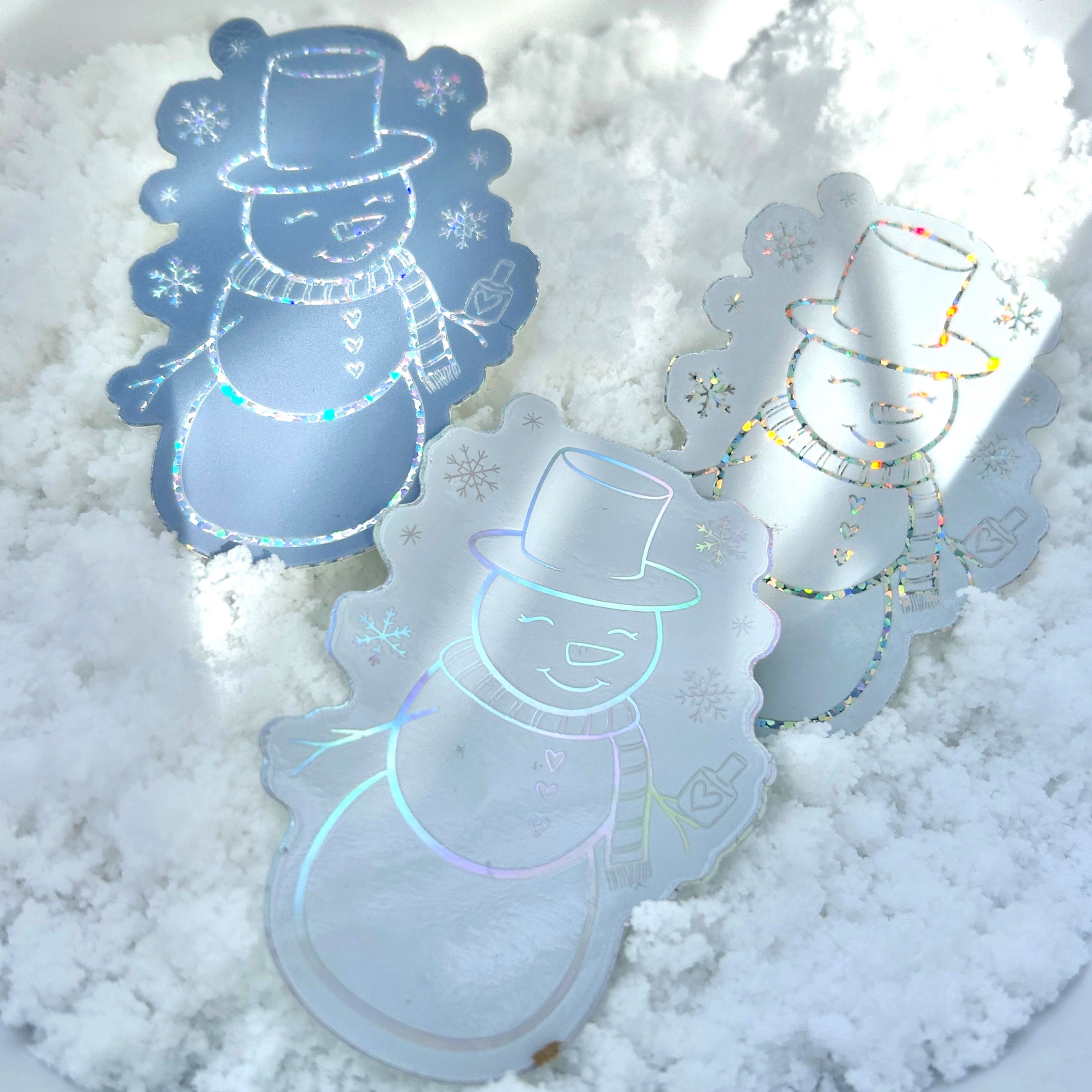 Snowbelle Holographic Stickers
