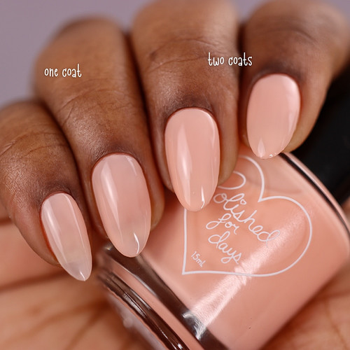 EVER NAIL peach tea ラウンドショート EVER NAIL peach tea ラウンド