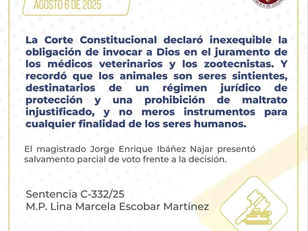 Corte Constitucional elimina la obligación de invocar a Dios en juramentos profesionales