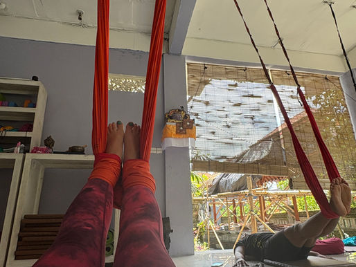 Maybe the answer to happiness is hanging upside down every now and then!