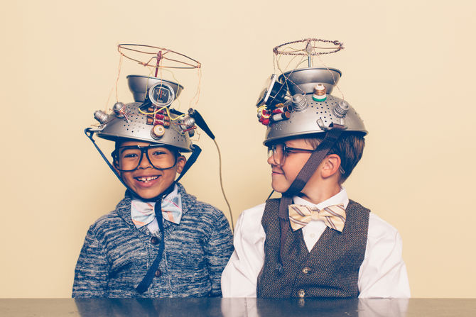 Creative people always seem to connect.