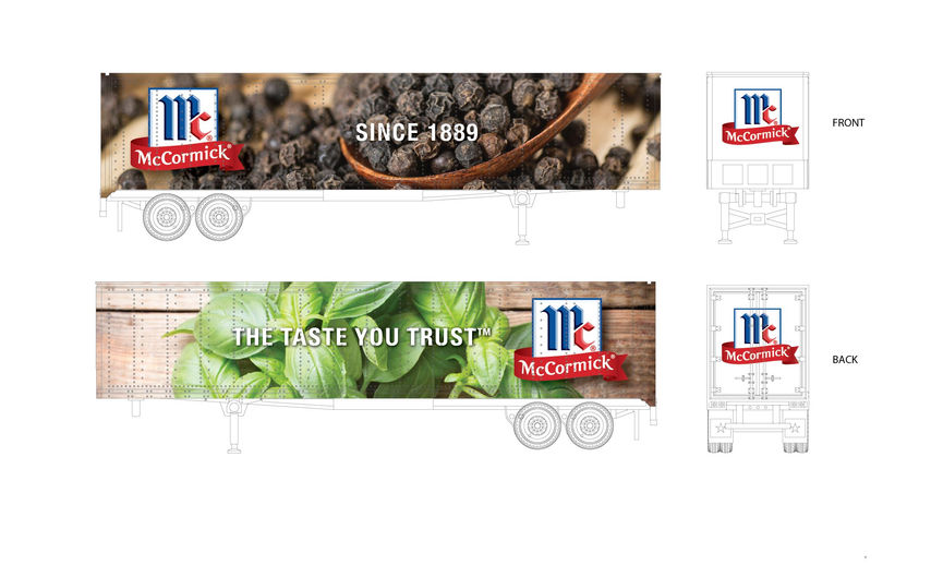 Model Rail Road Trailer CPD McCORMICK