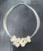 Thumbnail: Daisy and Prehnite Bouquet Necklace