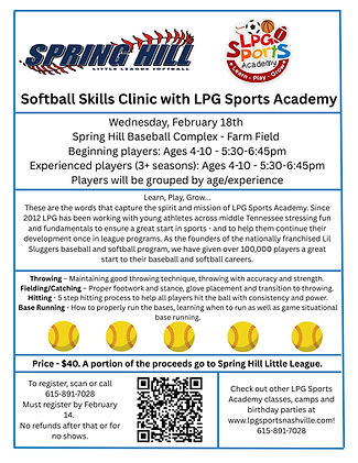 Spring Hill Softball flyer spring 2026.jpg