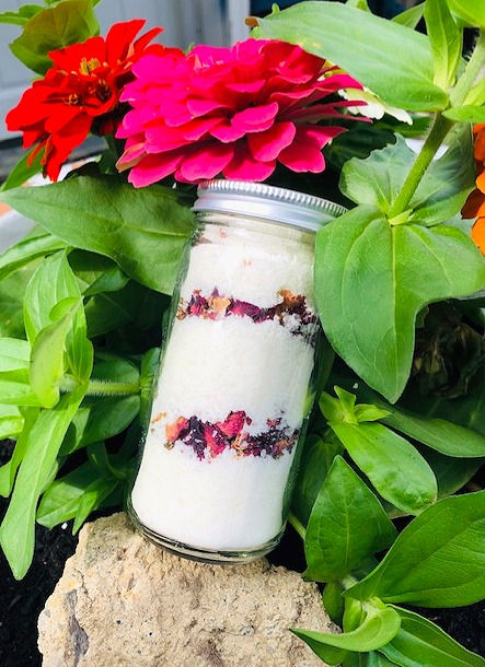 Rose Milk Bath Salts