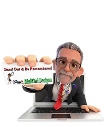 Stand out & be remembered by MadKiwi Designs with custom graphics and Logo Branding by Lan
