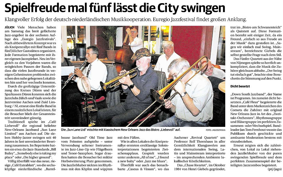 10/18 6. Euregio Jazz Festival