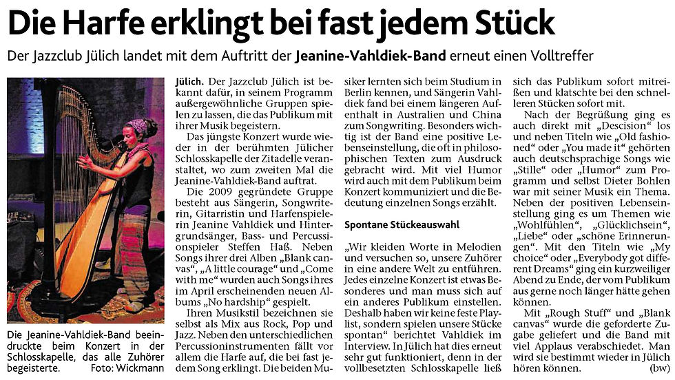 03/17 Jeanine-Vahldiek-Band