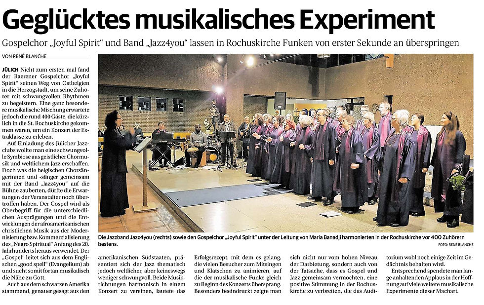 12/18 Gospelchor und Band
