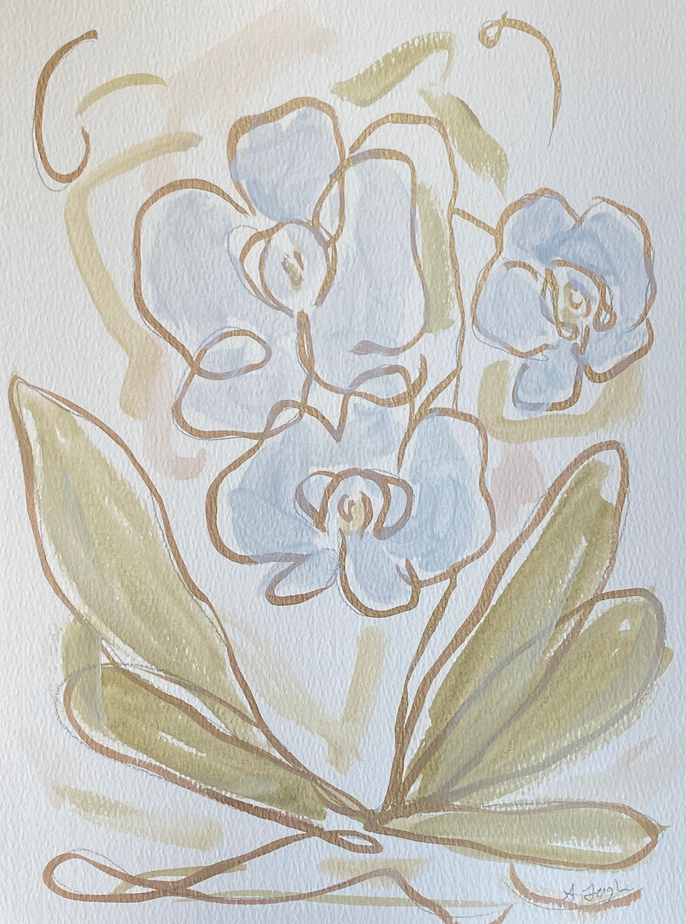 "Orchid Blooms IV & V"