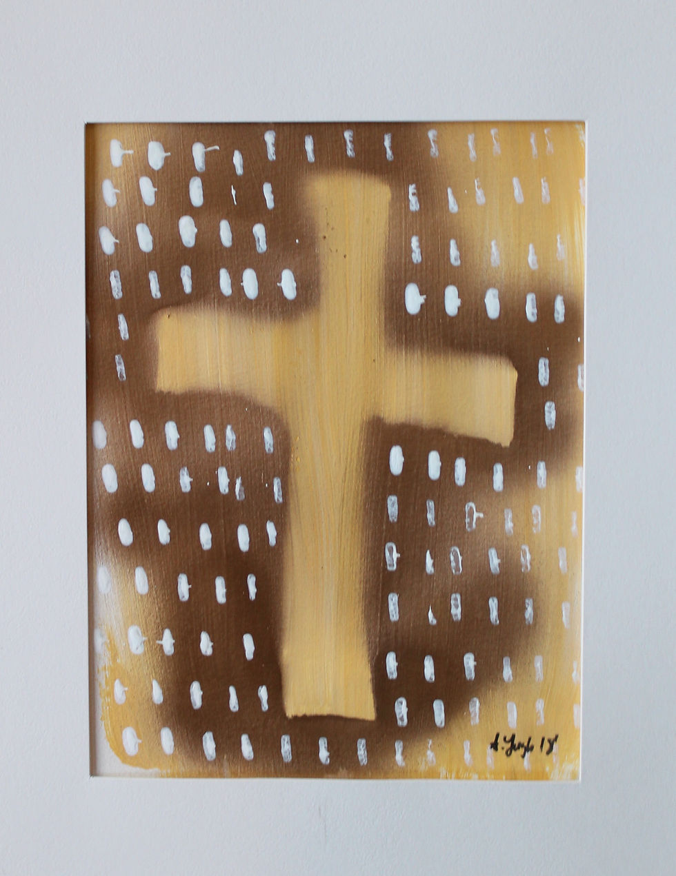 Thumbnail: Hand-Printed Cross