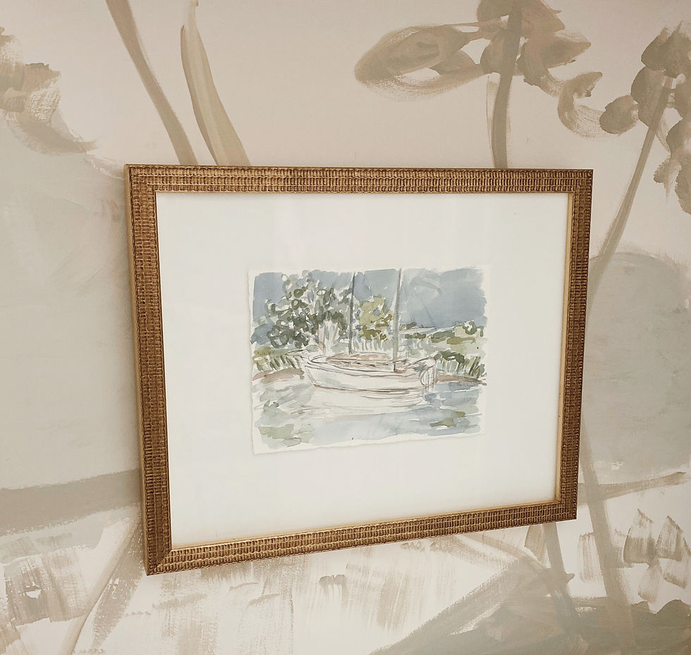 6x8 inch paintings with 11x14 inch frame