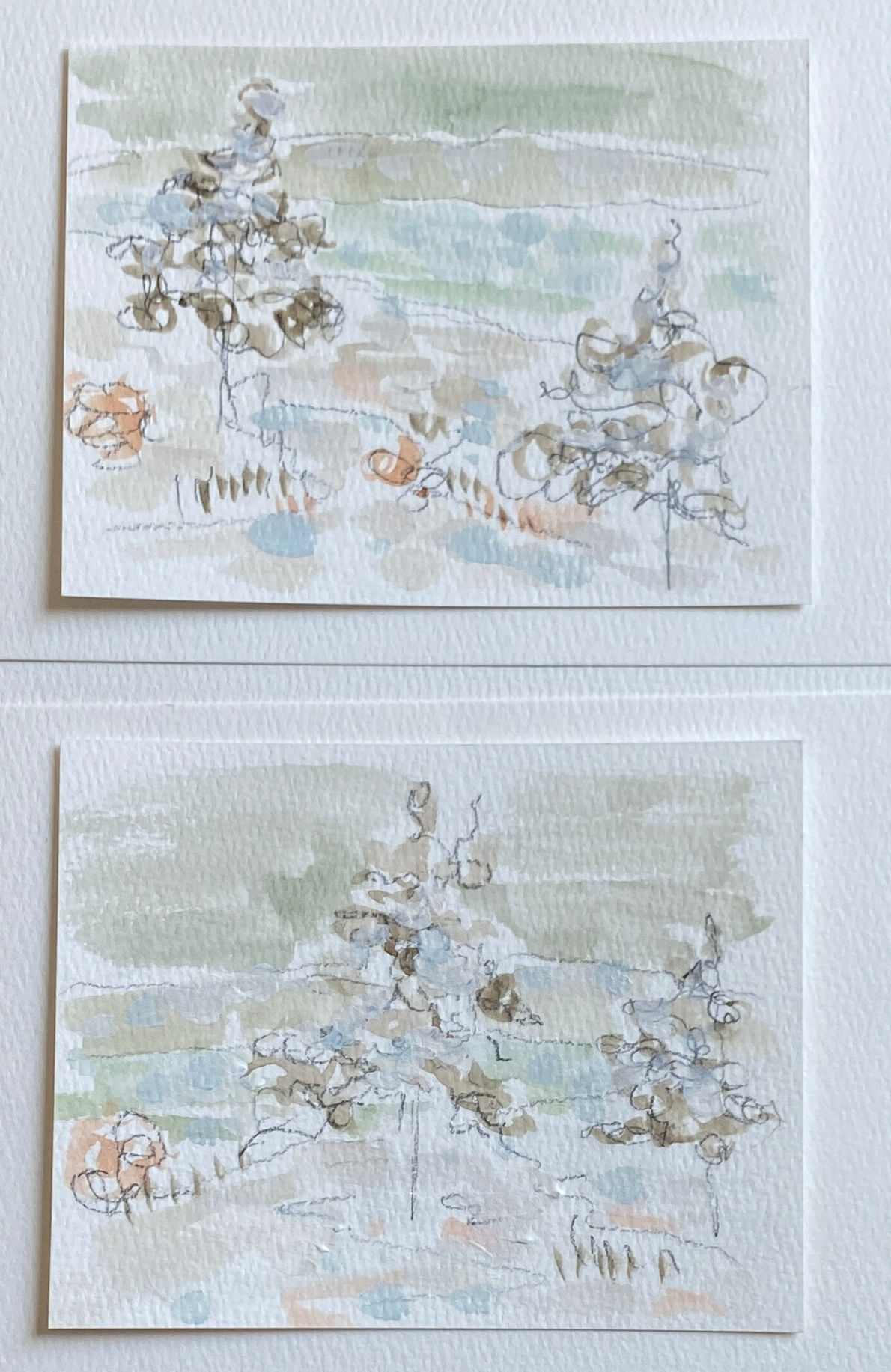 "Snowy Dream I & II"