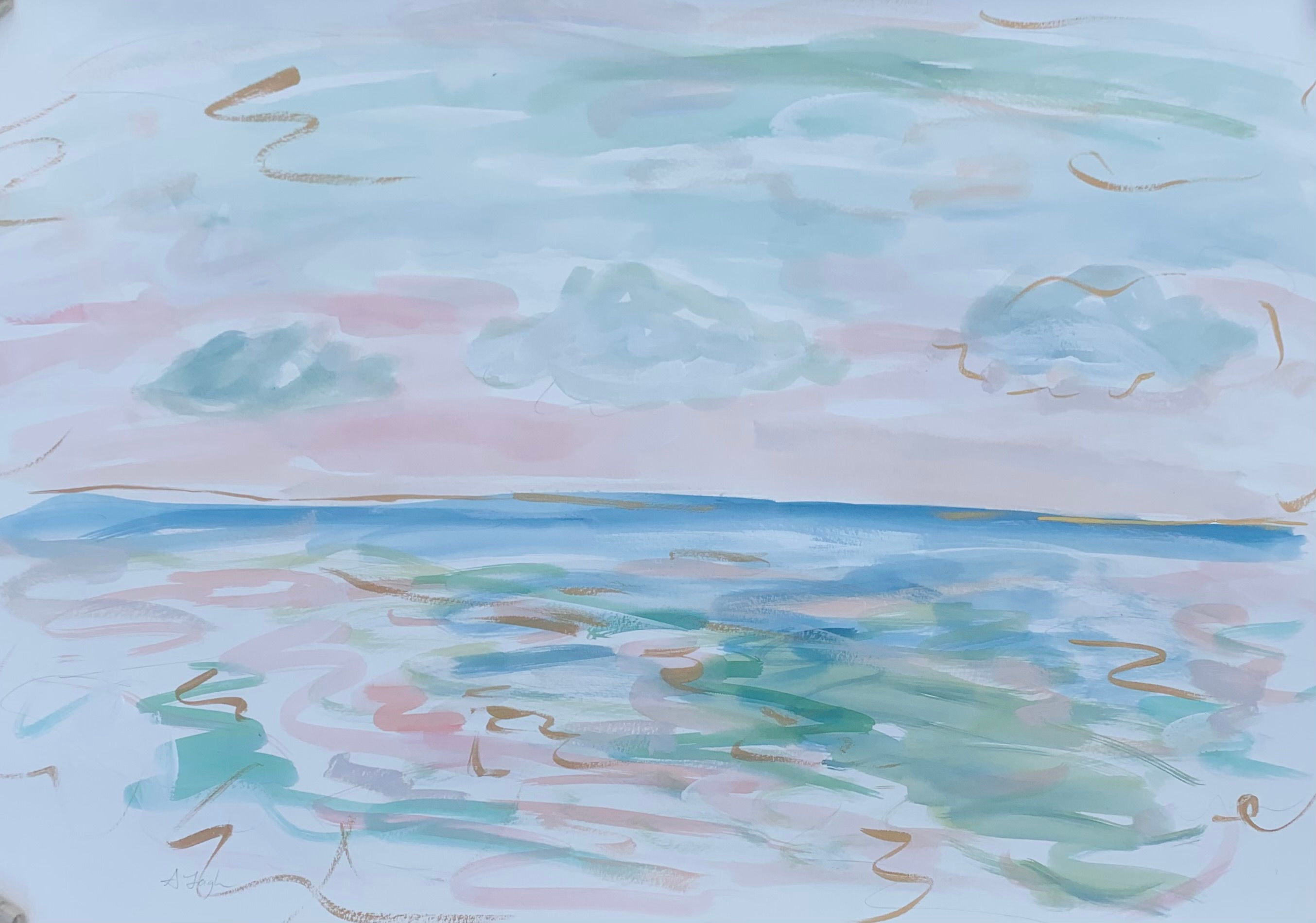 "Ocean Light XIII" - 24x36 -Paper