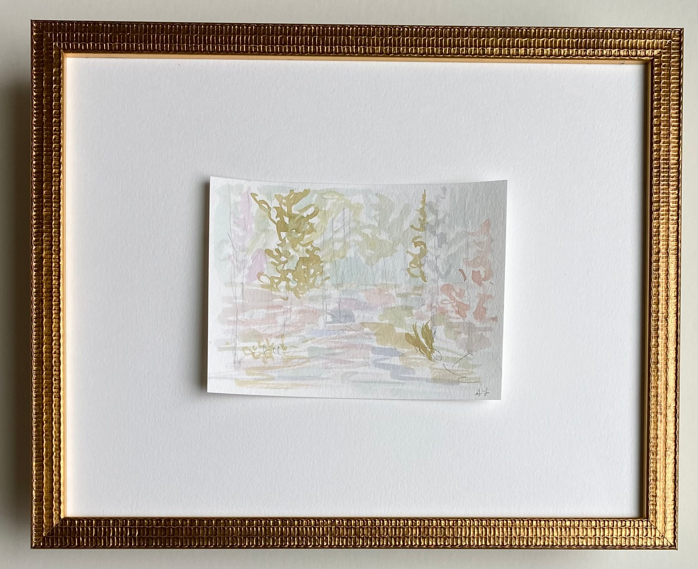 "Down the Path X" - 5x7 - Paper