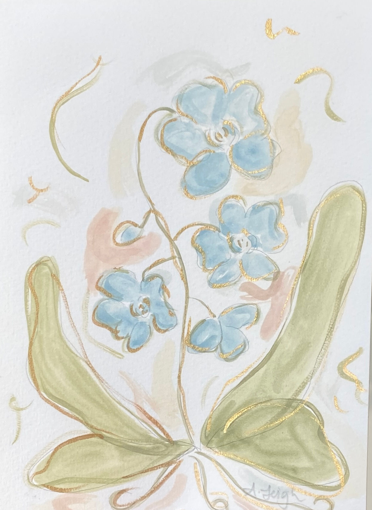 Limited Edition “Pastel Orchid II” Print