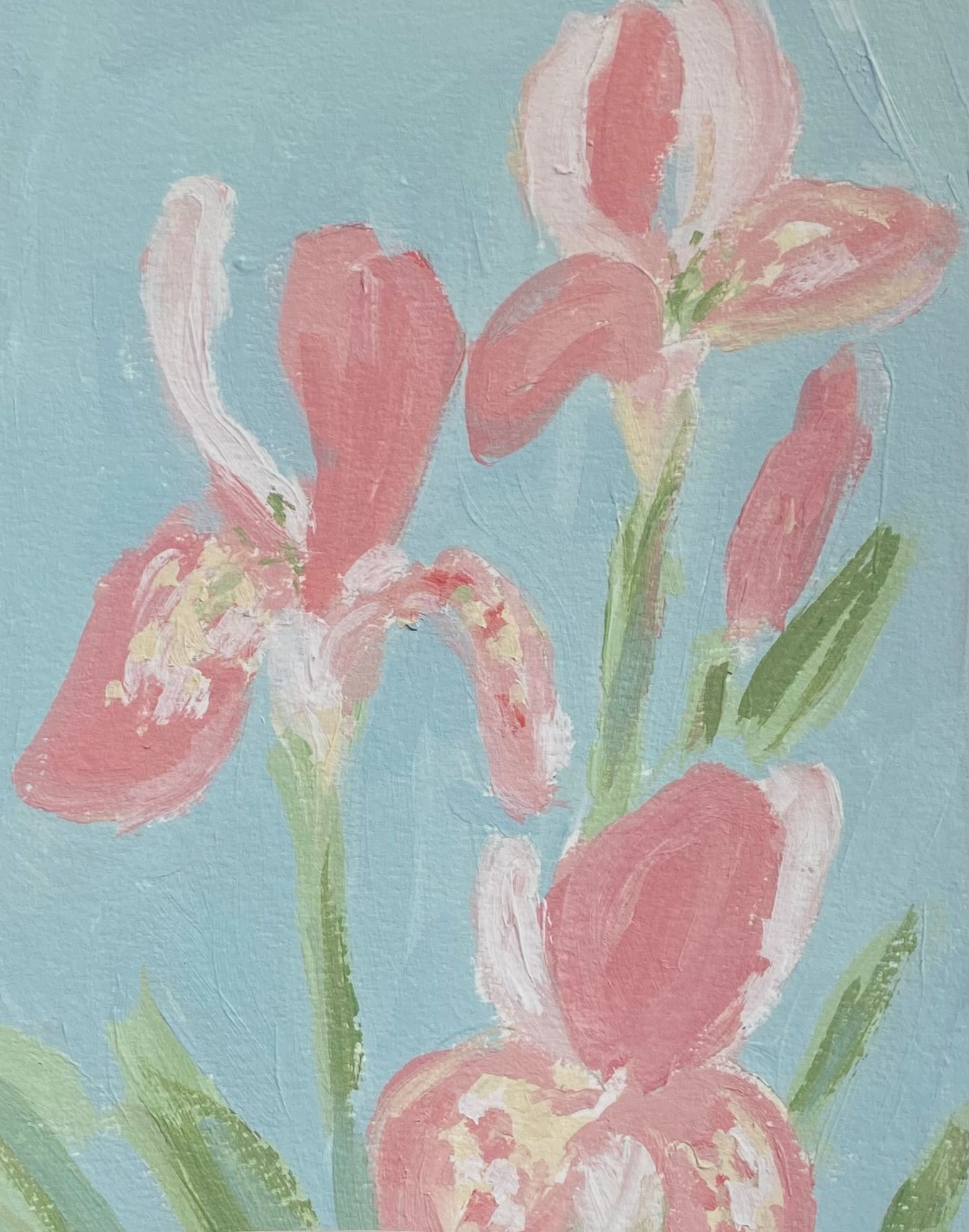 Iris (February Birth Flower) - 11"x14" - Print