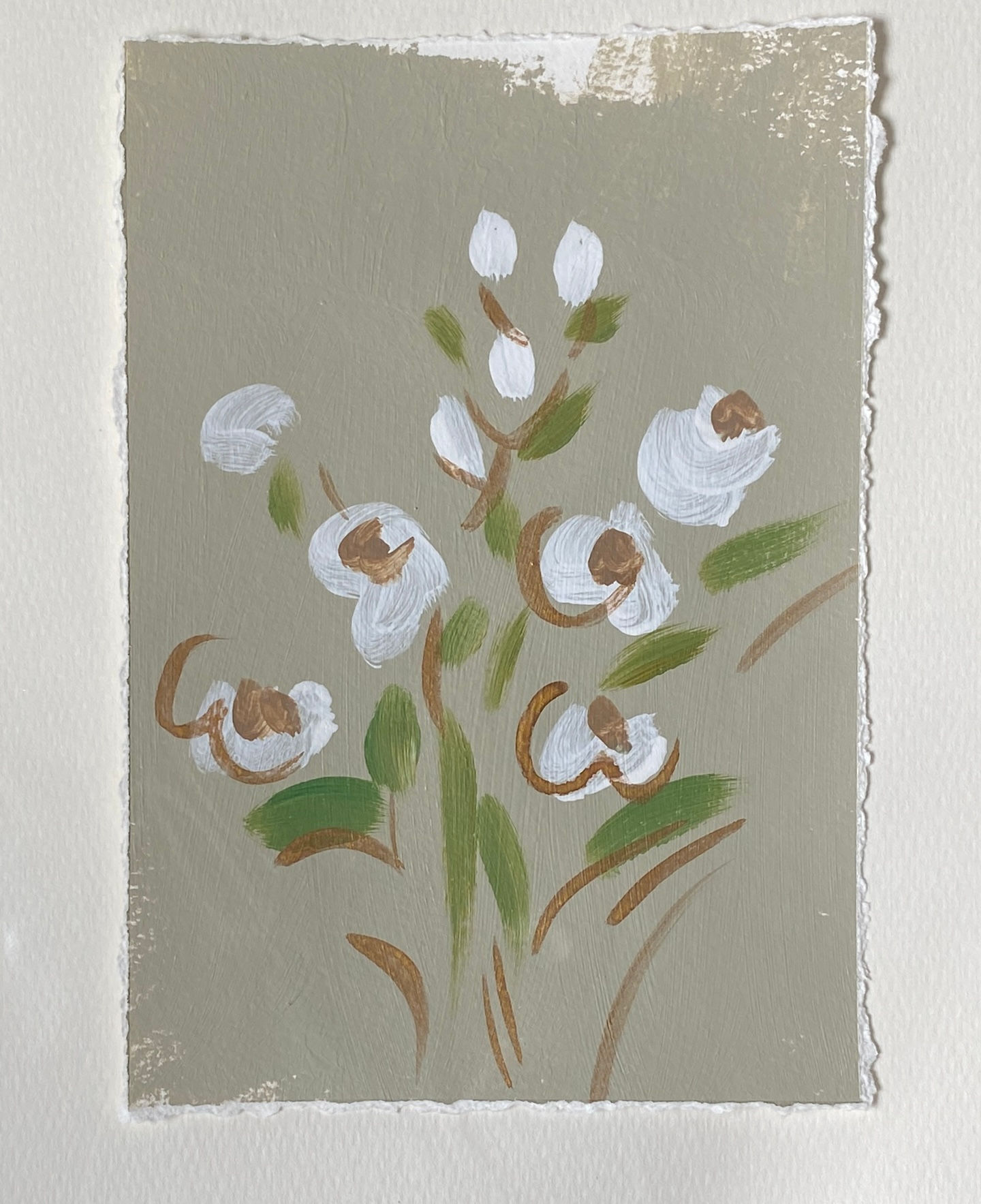 "Neutral Wildflowers I-IV"