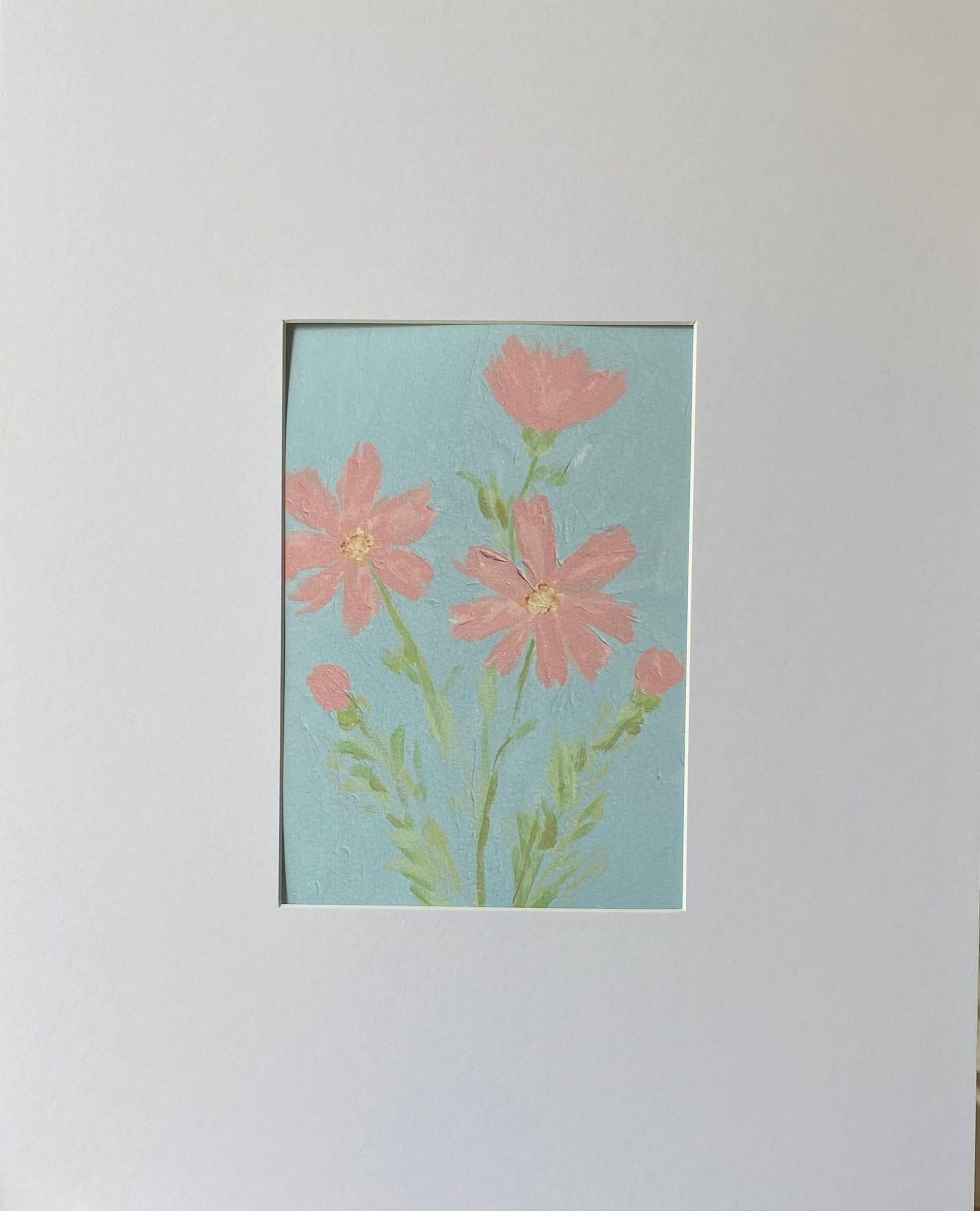 Cosmos (October Birth Flower) - 5"x7" - Print