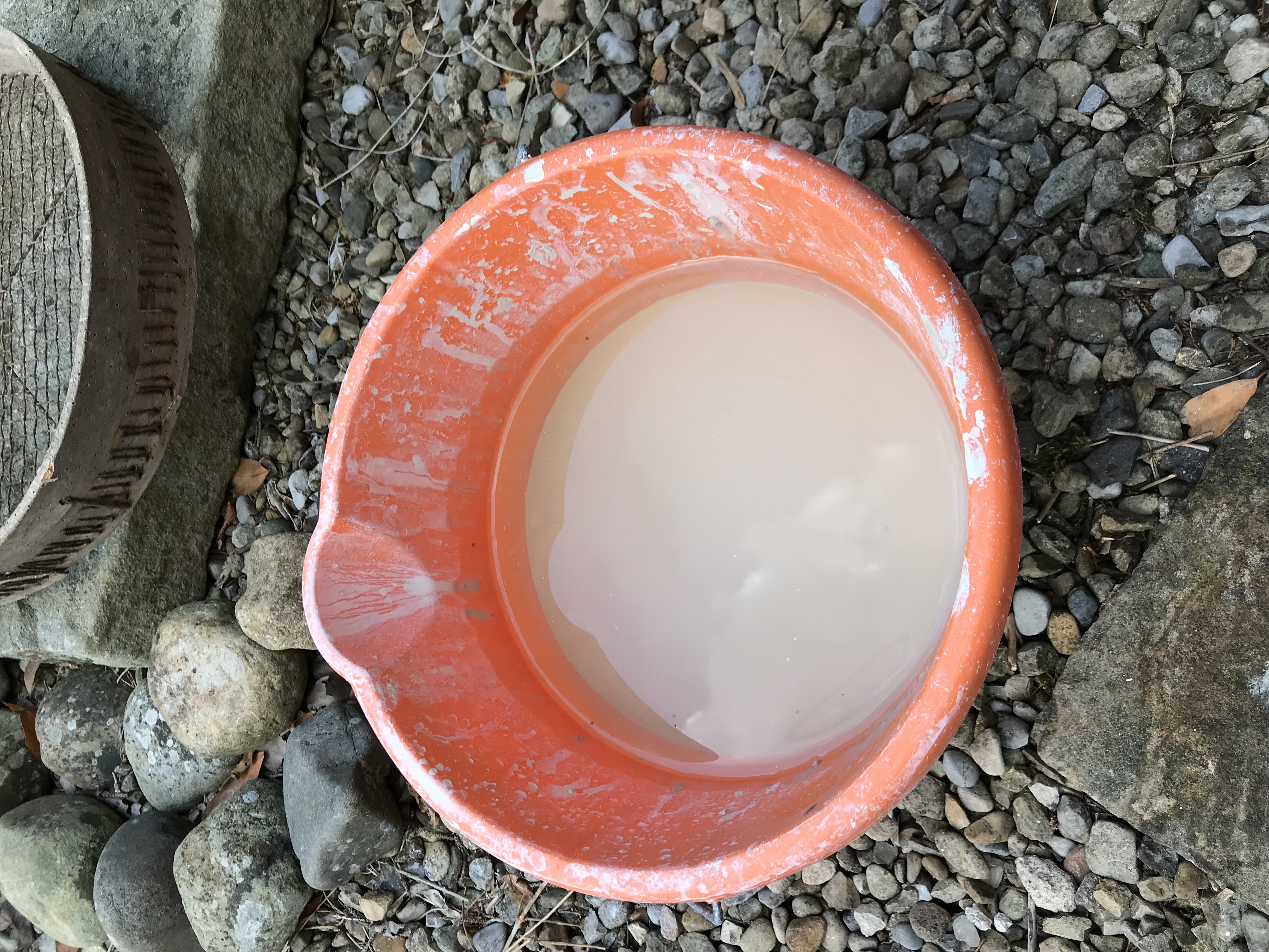 slaking the clay