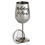 Thumbnail: "Holiday Cheers" Metal Wine Glass