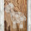 Thumbnail: Baby Floral Giraffe on Burned Wood