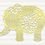 Thumbnail: Baby Floral Elephant Wood Cutout