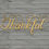 Thumbnail: Word "Thankful" Wood Cutout