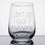 Thumbnail: I Speak in Cursive Wine Glass