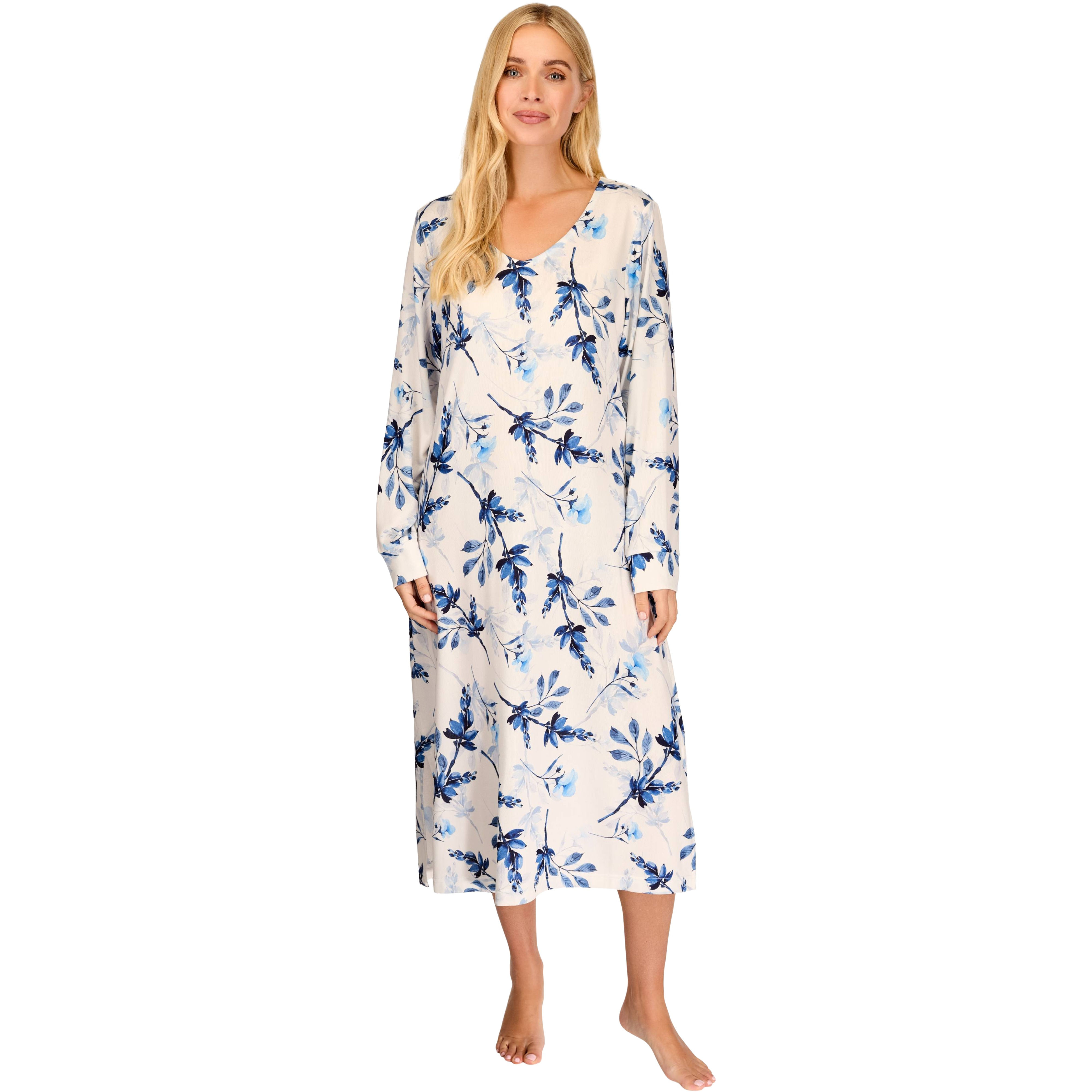 La Marquise Floral Long Sleeve Nightdress