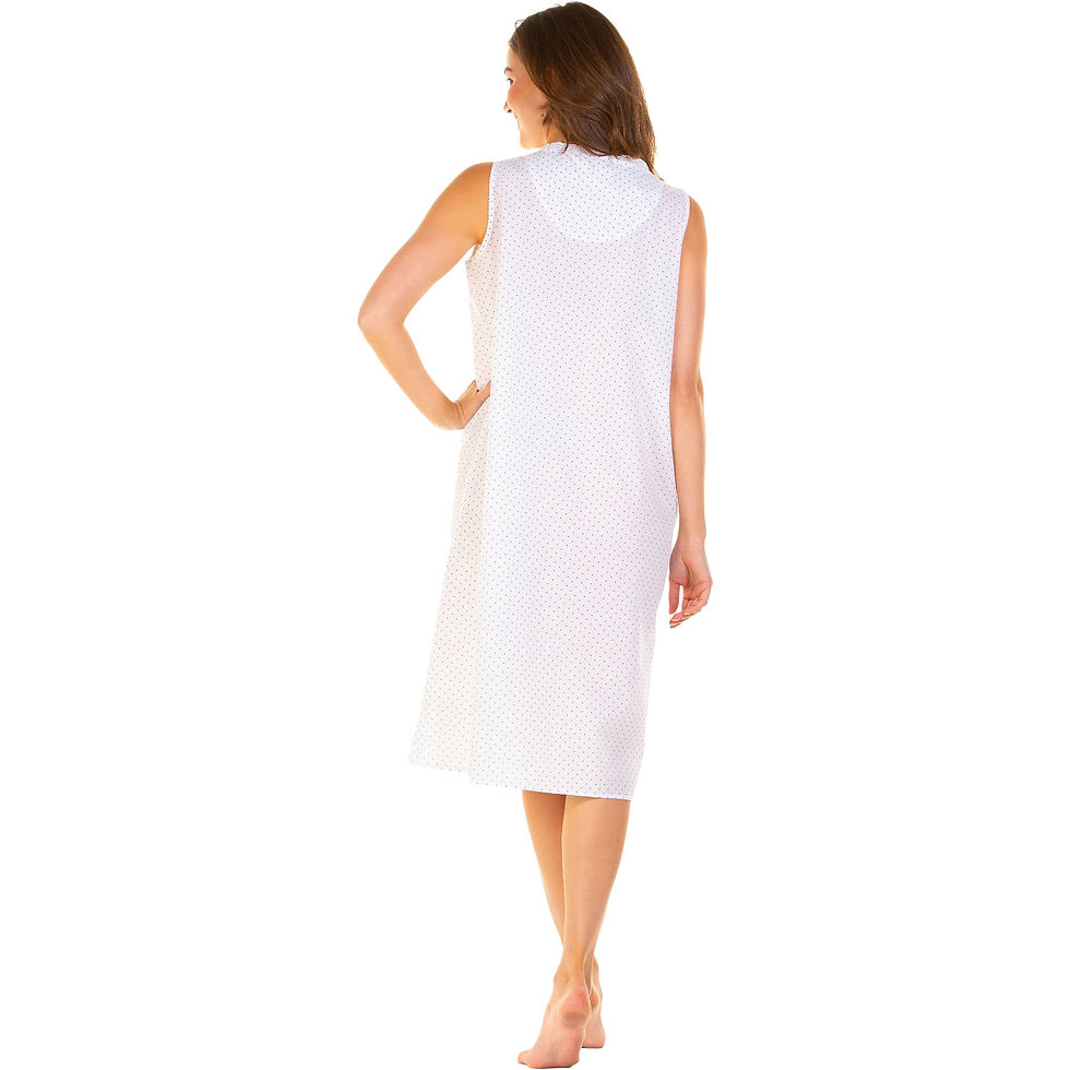 Thumbnail: La Marquise Women’s Woven Sleeveless Nightdress