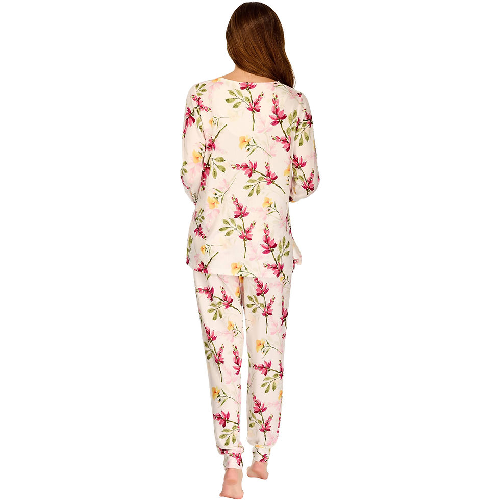 Thumbnail: La Marquise Floral Long Sleeve Pyjama Set