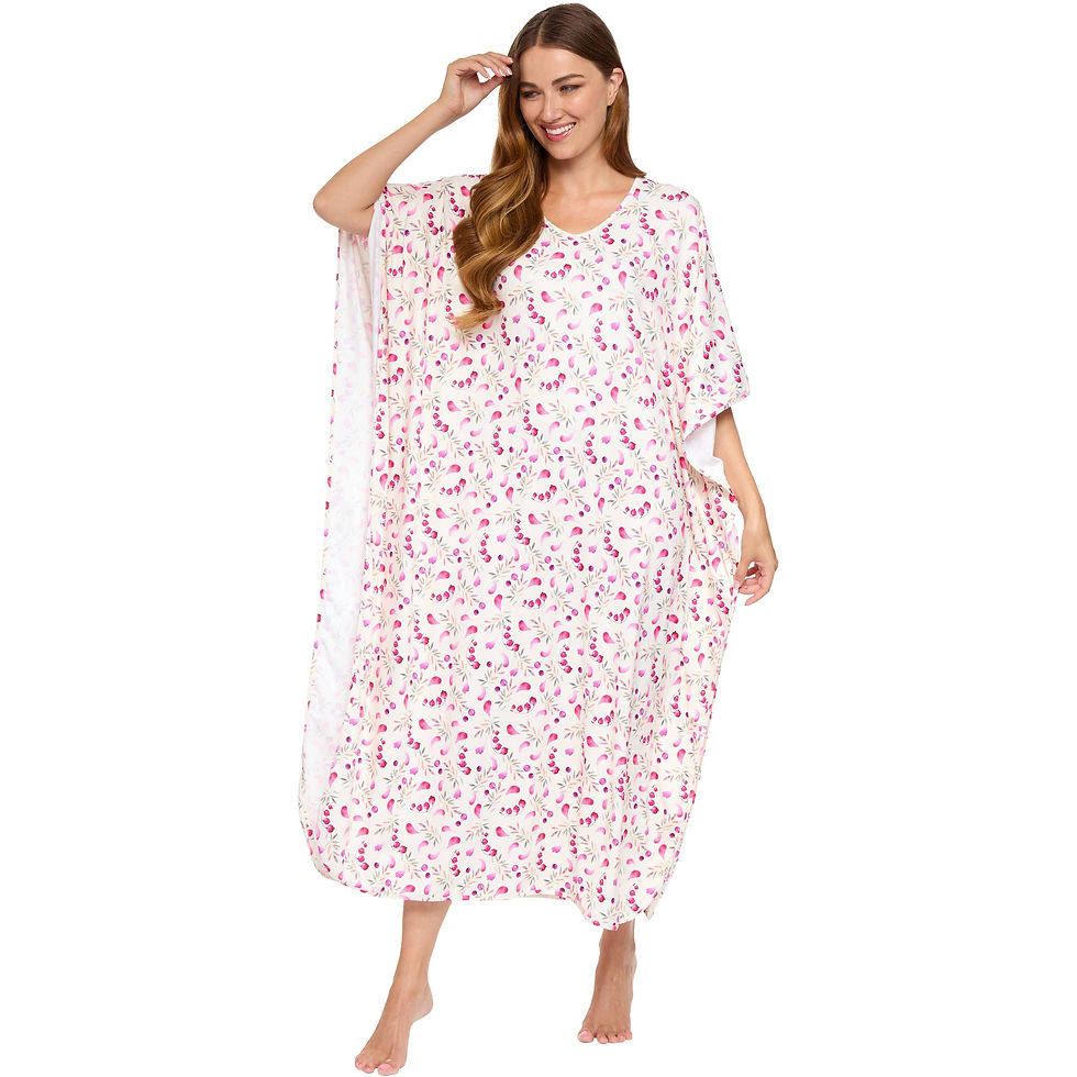 Thumbnail: La Marquise Berried Treasure Kaftan - One Size (UK 12-24)