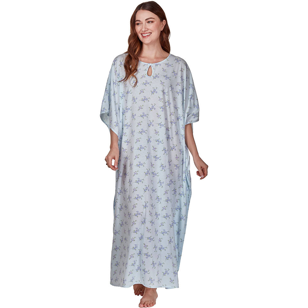 Thumbnail: La Marquise Primrose in Bloom Kaftan - One Size (UK 12-26)