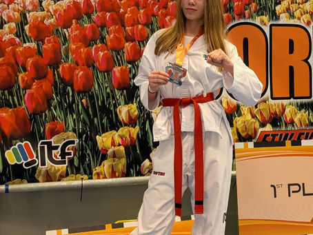 Banstead TKD Duo Take on The Holland Cup