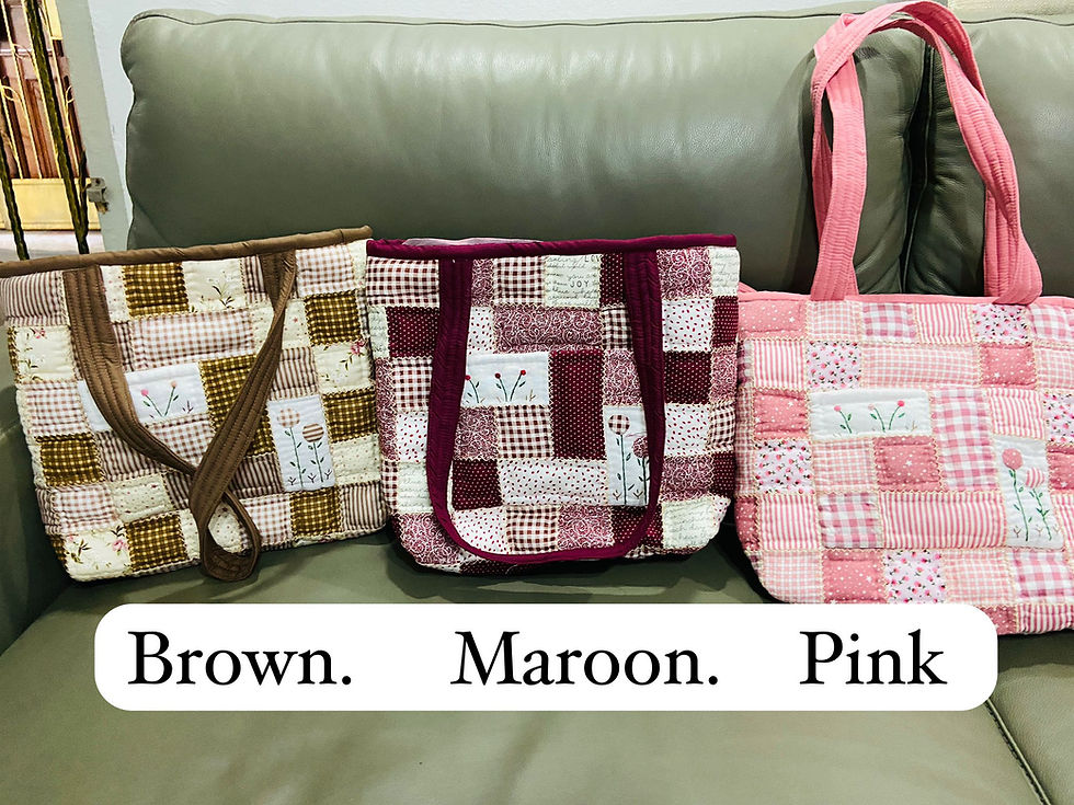 Thumbnail: Hand-stitched Patchwork Bags