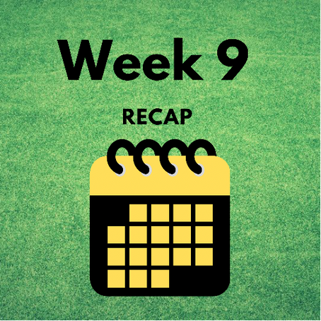 Week 9 Recap