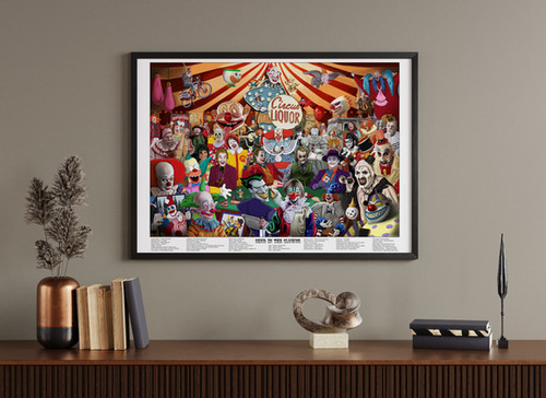 Send in the Clowns wall poster | illustration