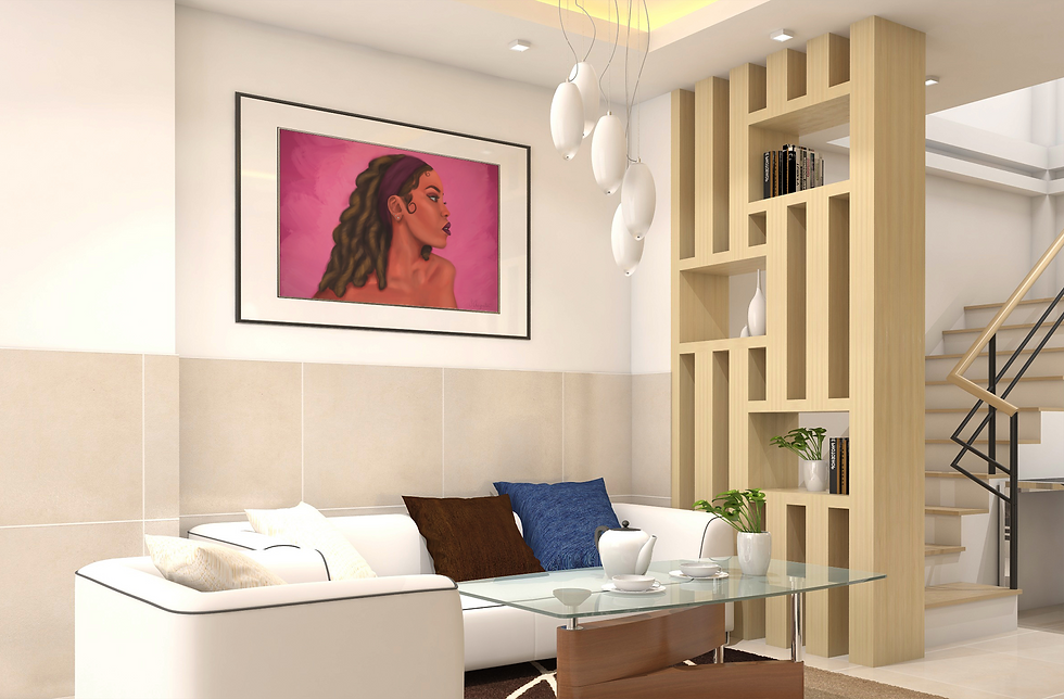 Thumbnail: Butter Locs, 2021, Digital Art Print