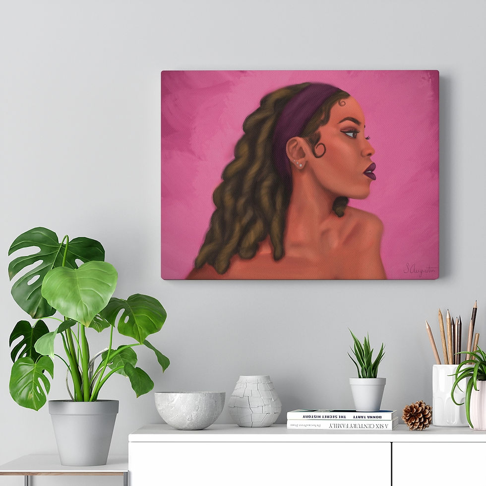 Thumbnail: Butter Locs, 2021, Digital Art Print