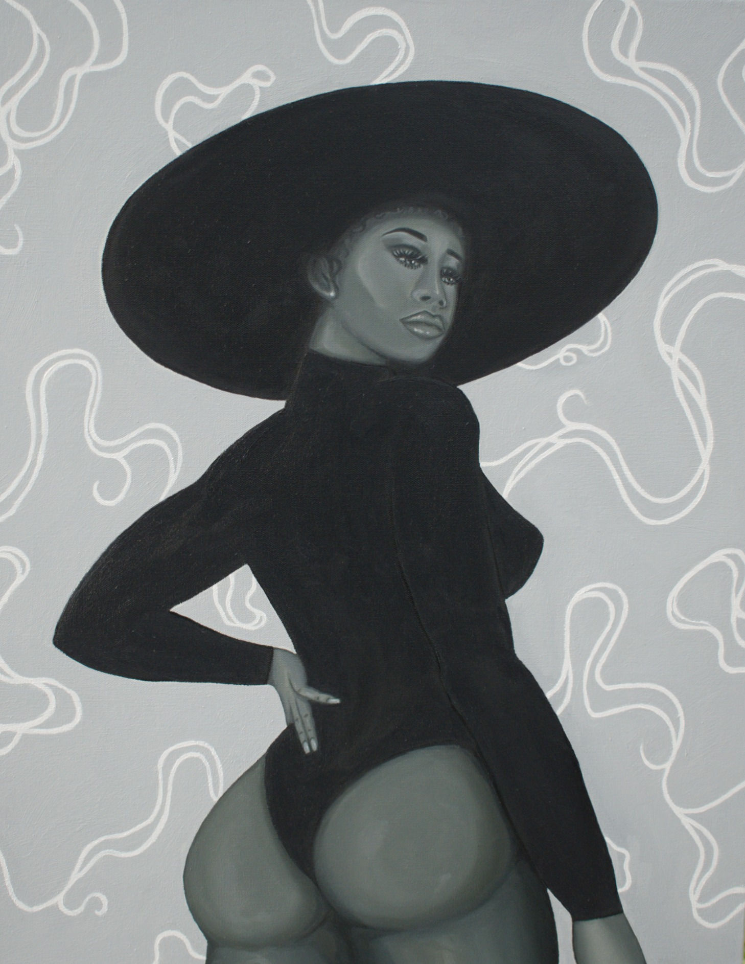 Shady Business, Oil Painting, 2023