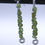 Thumbnail: Crawler Earrings with Peridot or Aquamarine Gem Chips