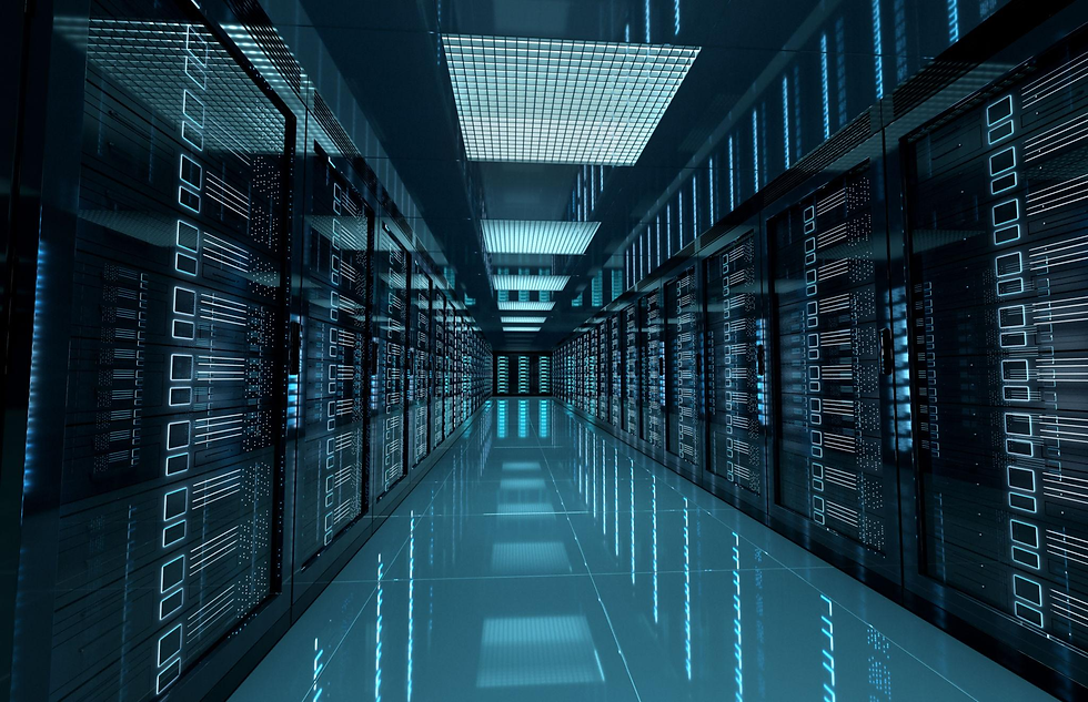 AI data center with limited capacity and ongoing setup