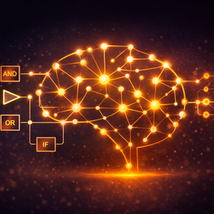 Minimal AI network showing efficient low-energy computation.