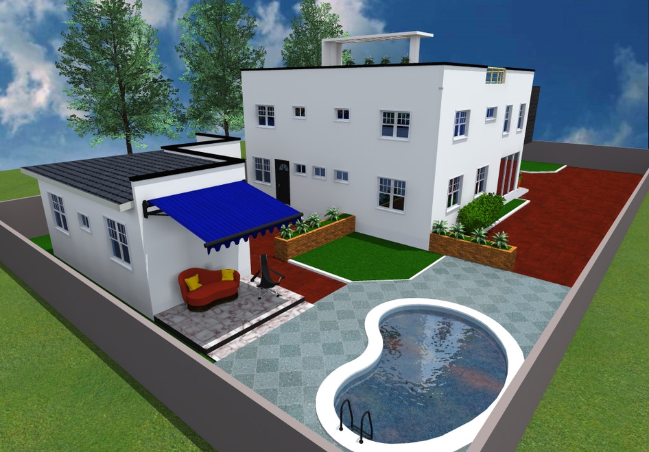 5 Bedroom house with servant quarters