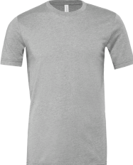 An example of the gray T-shirt blanks provided, from Bella + Canvas