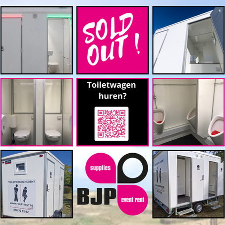 Toiletwagen huren